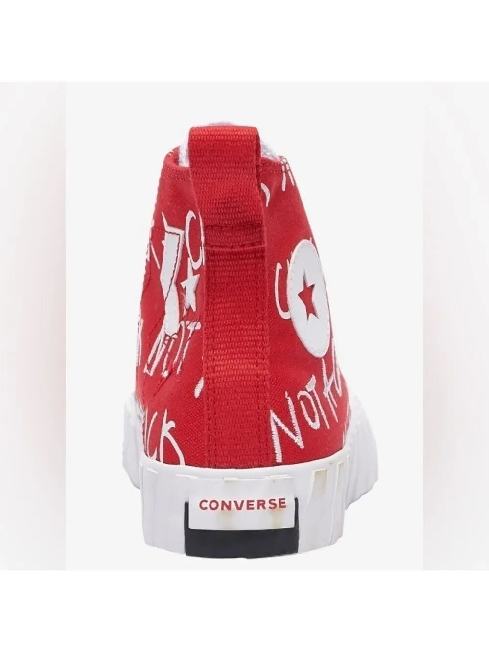 Converse UNT1TL3D Hi Top Not A Chuck Red/White Sneakers size little kids 13